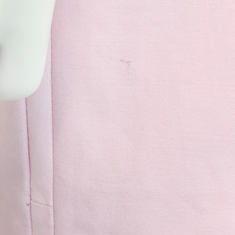 Versace Blush Pink Cotton Chain Link Strap Sleeveless Mini Dress