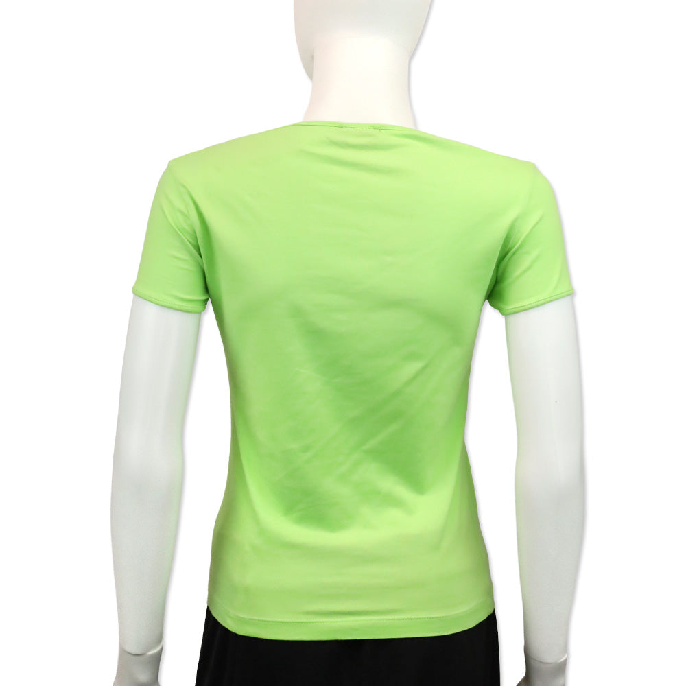 Versace Jeans Neon Green Scoop Neck T-Shirt