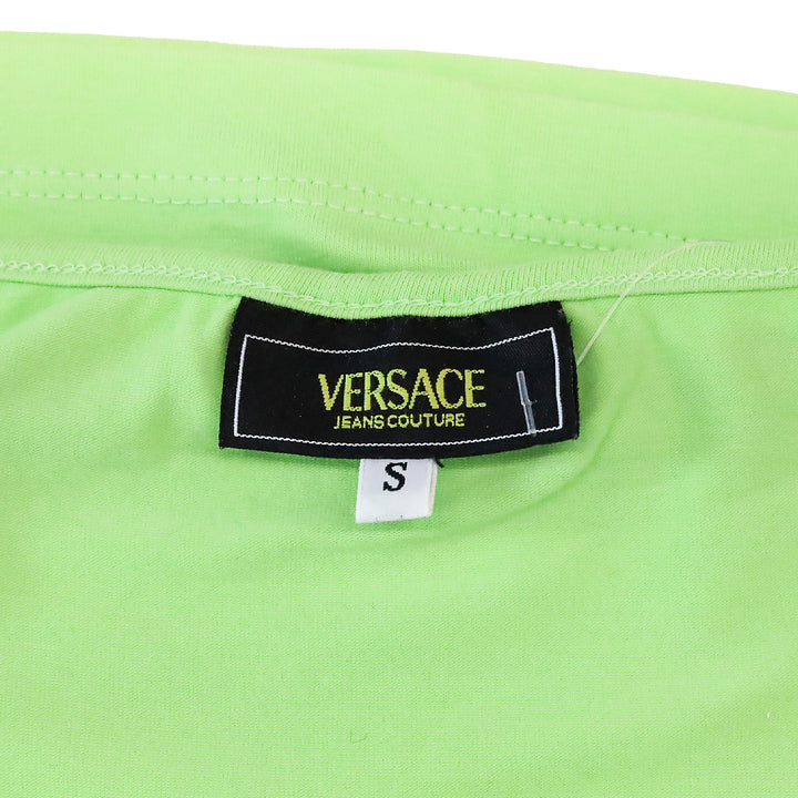 Versace Jeans Neon Green Scoop Neck T-Shirt