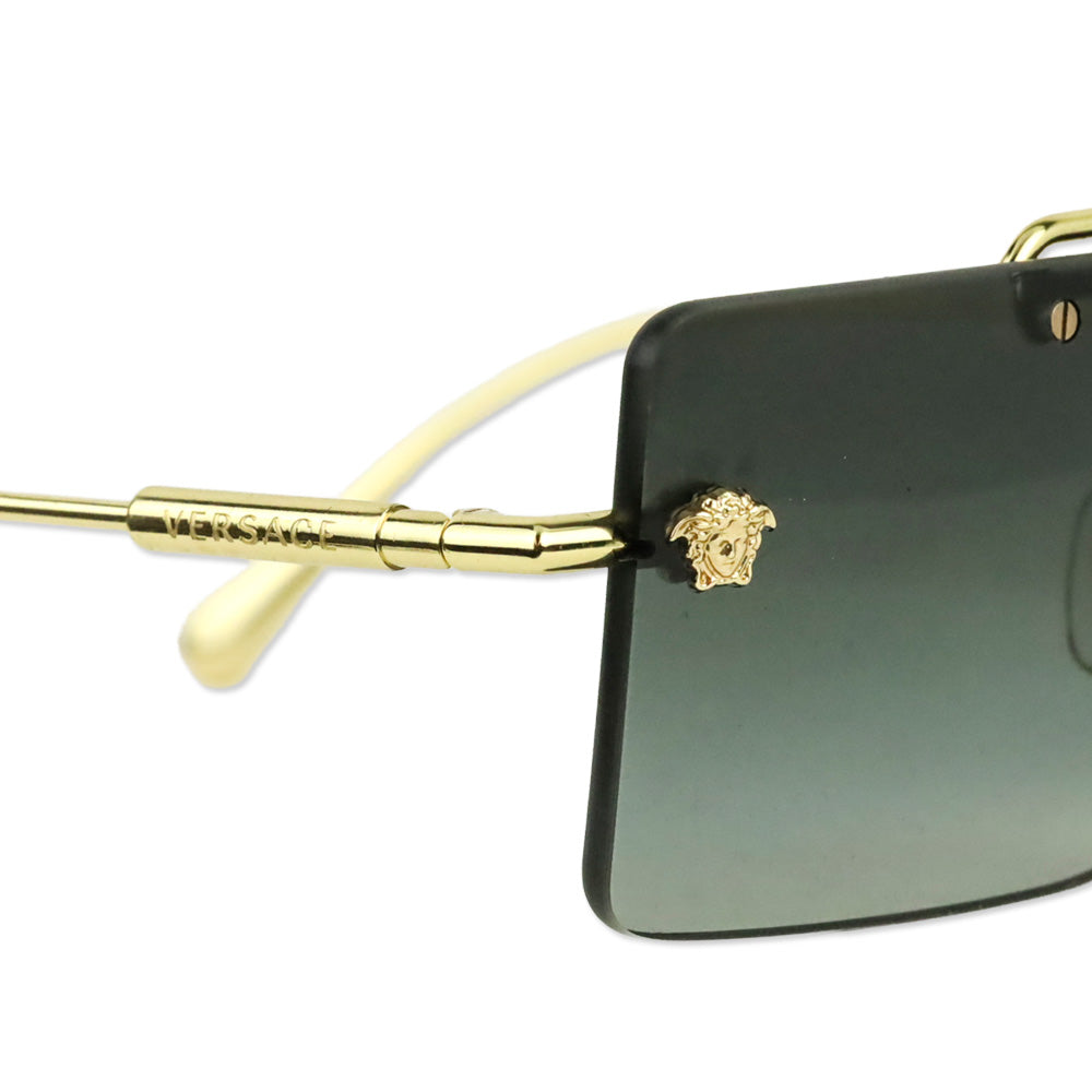 Versace VE2245 Gold Rectangular Medusa Sunglasses
