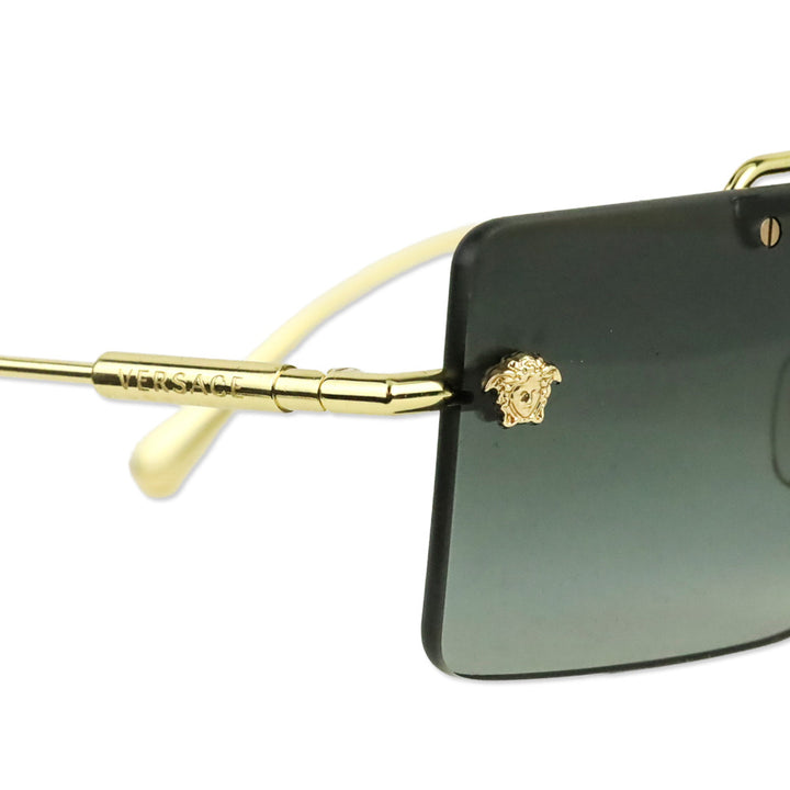Versace VE2245 Gold Rectangular Medusa Sunglasses