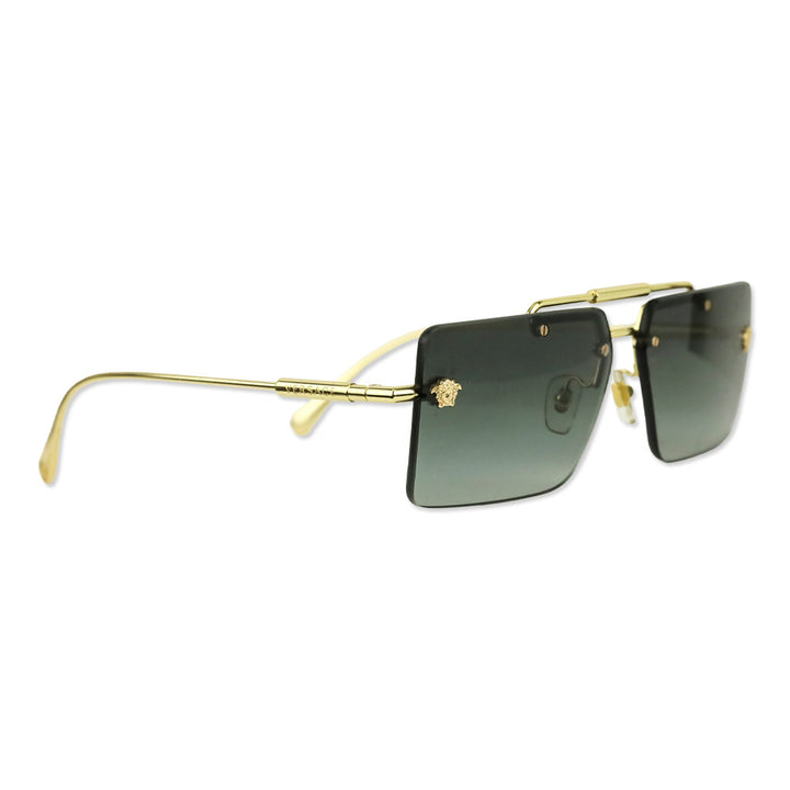 Versace VE2245 Gold Rectangular Medusa Sunglasses