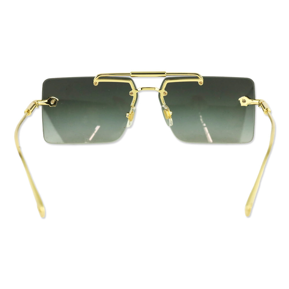Versace VE2245 Gold Rectangular Medusa Sunglasses