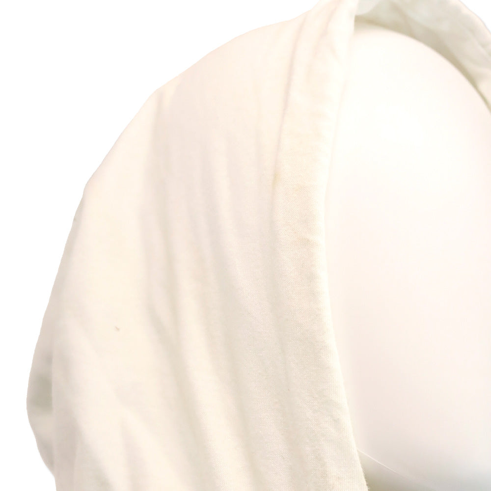 Vetements Grey White Panelled Printed Hoodie Dress
