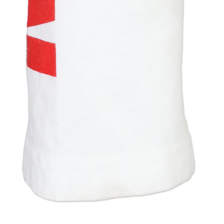 Vetements Grey White Panelled Printed Hoodie Dress