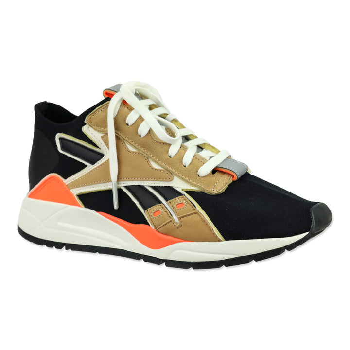 Victoria Beckham x Reebok Black/Sahara/Solar Orange Unisex Bolton Sock Lo Sneaker
