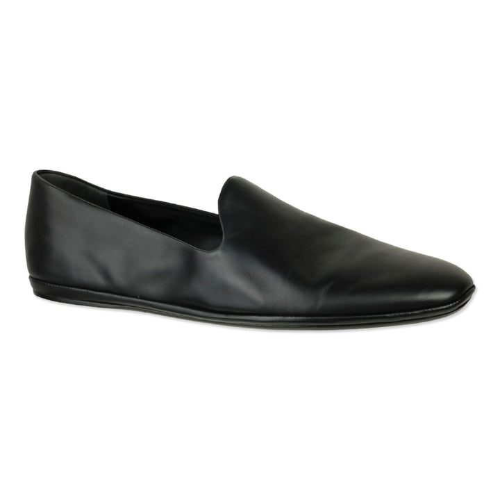 Vince Paz Black Leather Flat