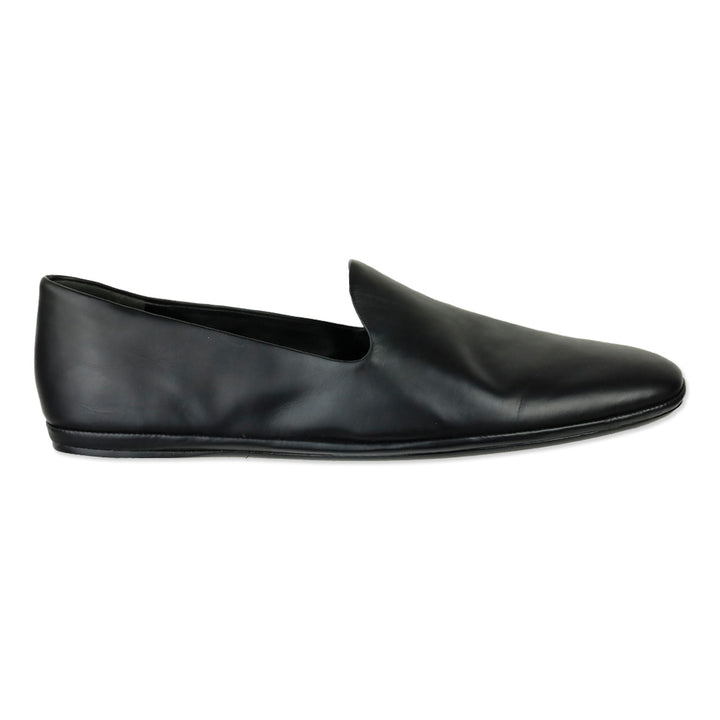 Vince Paz Black Leather Flat