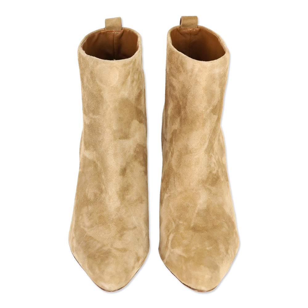 Vince Tan Hillside Suede Ankle Boots
