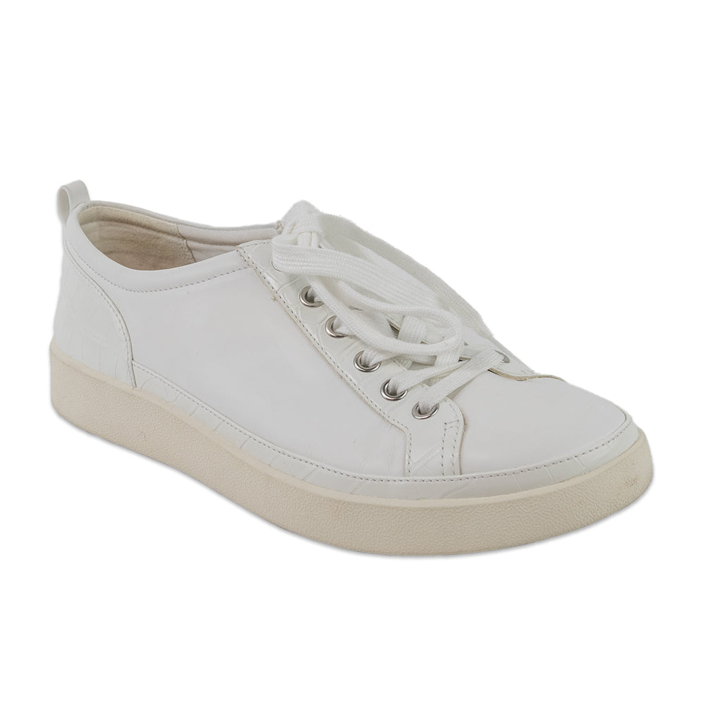 Vionic Winny White Leather Sneakers