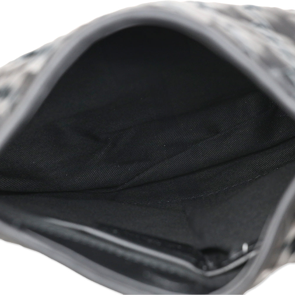 Walter Baker Black Woven Leather Haven Mini Hobo