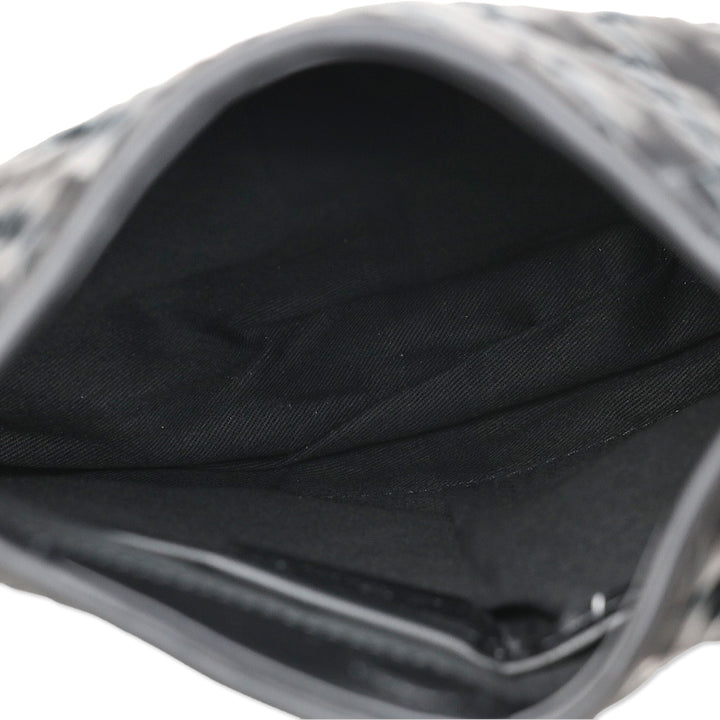 Walter Baker Black Woven Leather Haven Mini Hobo