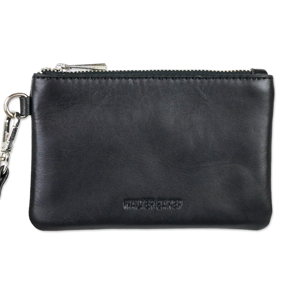 Walter Baker Natural/Black Sailor Raffia Tote