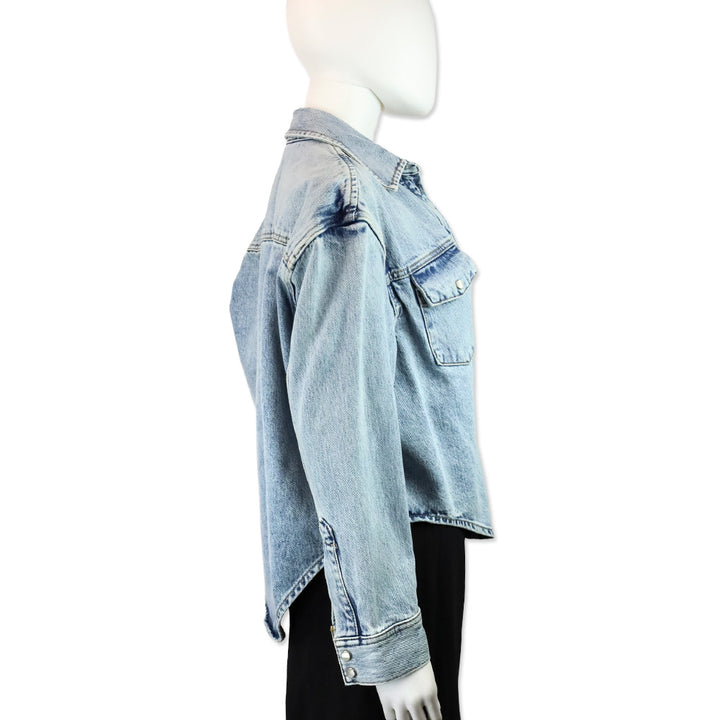 Wardrobe.NYC Light Wash Denim Jacket