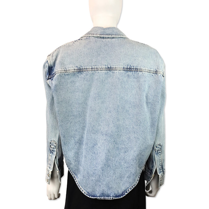 Wardrobe.NYC Light Wash Denim Jacket