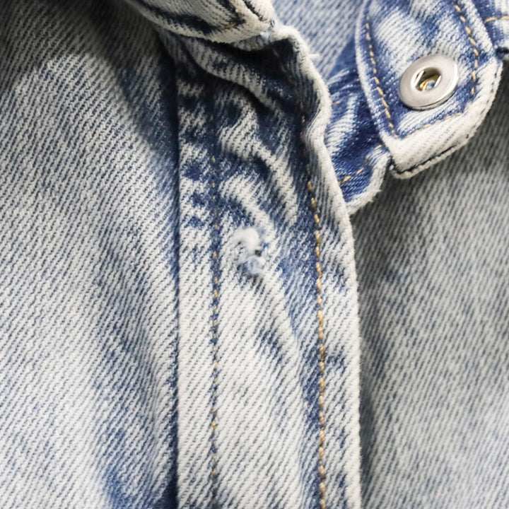 Wardrobe.NYC Light Wash Denim Jacket