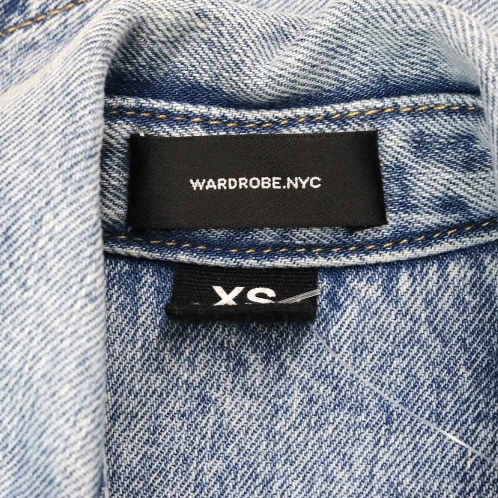 Wardrobe.NYC Light Wash Denim Jacket