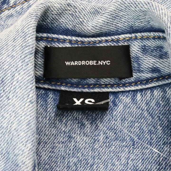 Wardrobe.NYC Light Wash Denim Jacket