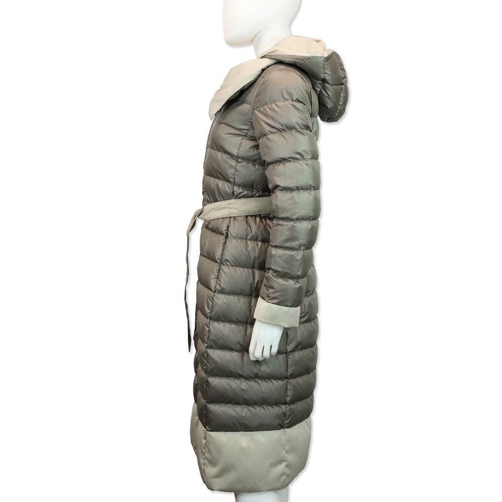 Weekend MaxMara Gray Reversible Down Coat