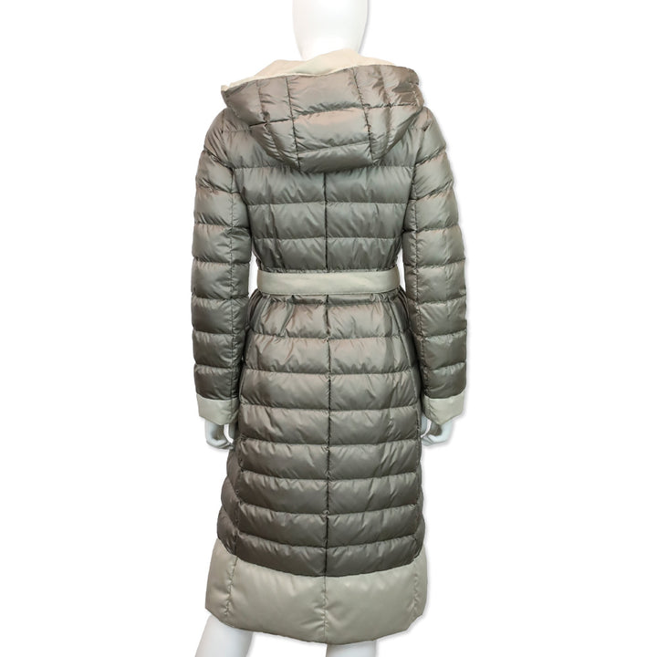 Weekend MaxMara Gray Reversible Down Coat