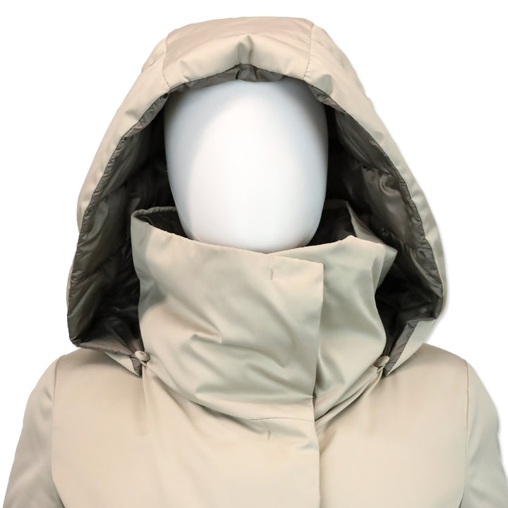 Weekend MaxMara Gray Reversible Down Coat