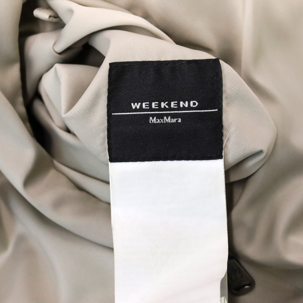 Weekend MaxMara Gray Reversible Down Coat