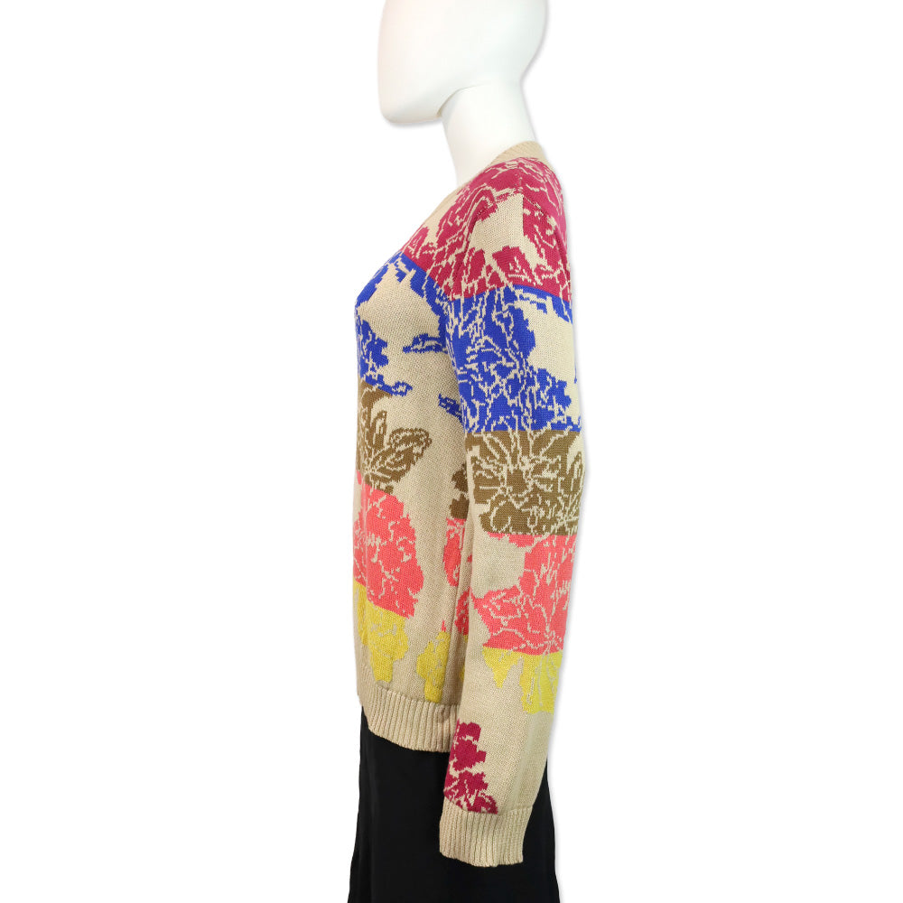 Weekend by Max Mara Maglia Caronte Jacquard Hydrangea Sweater