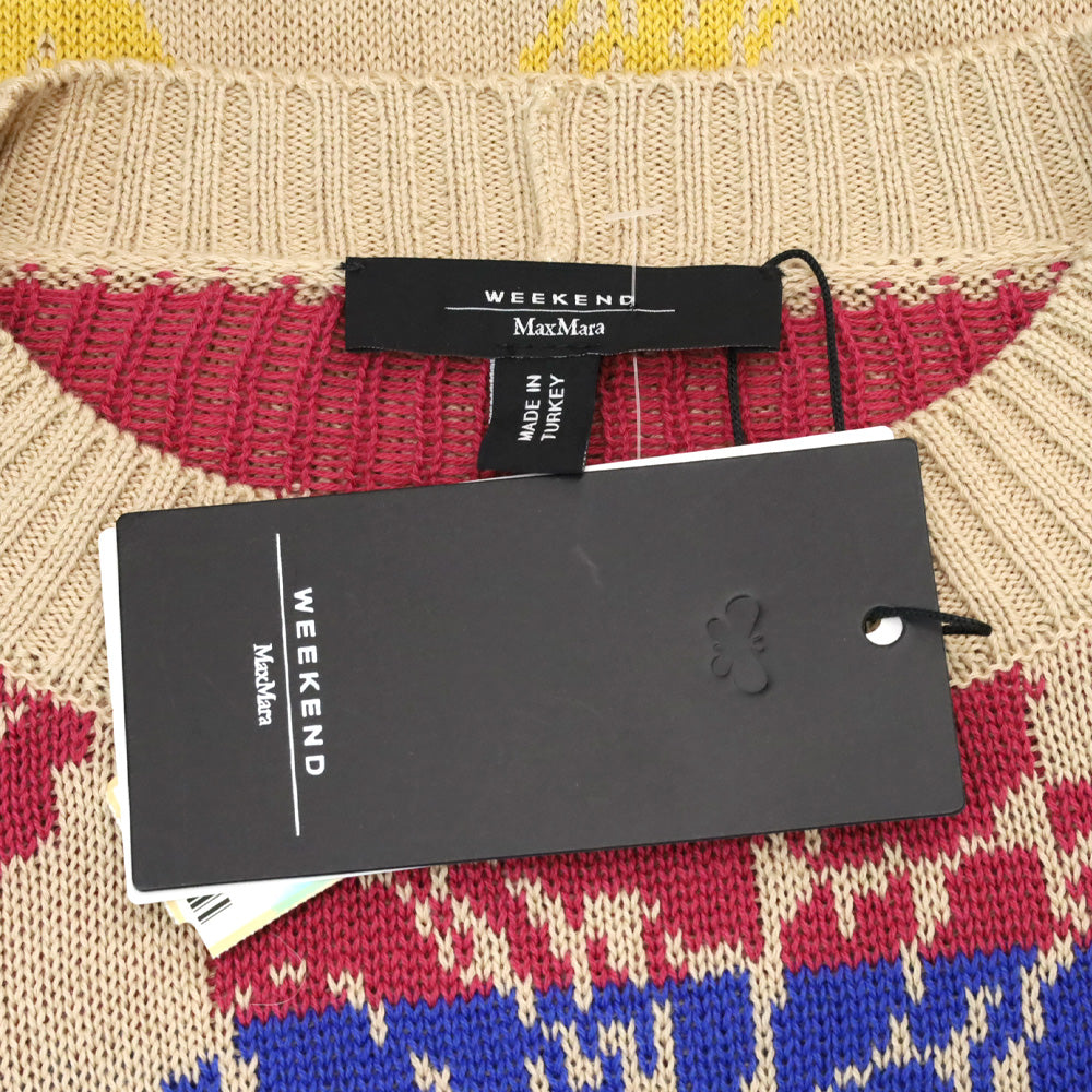 Weekend by Max Mara Maglia Caronte Jacquard Hydrangea Sweater