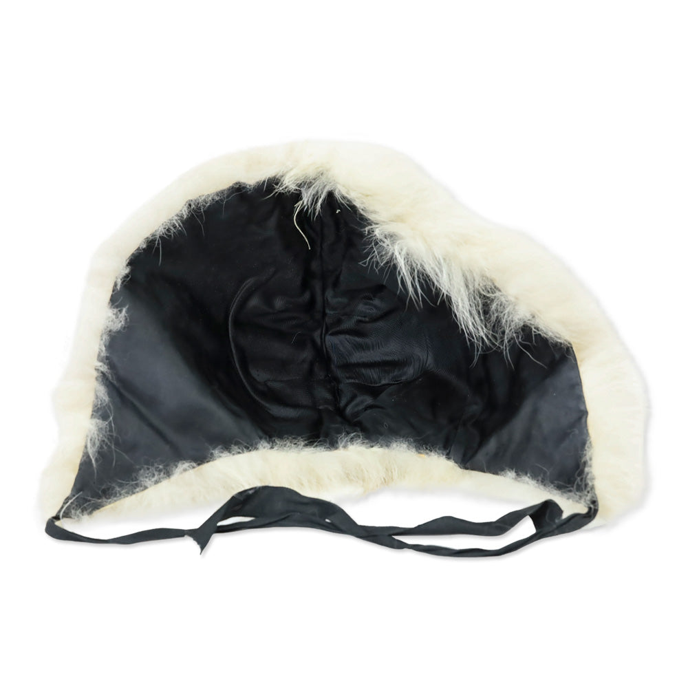 White Fox Fur Trapper Hat