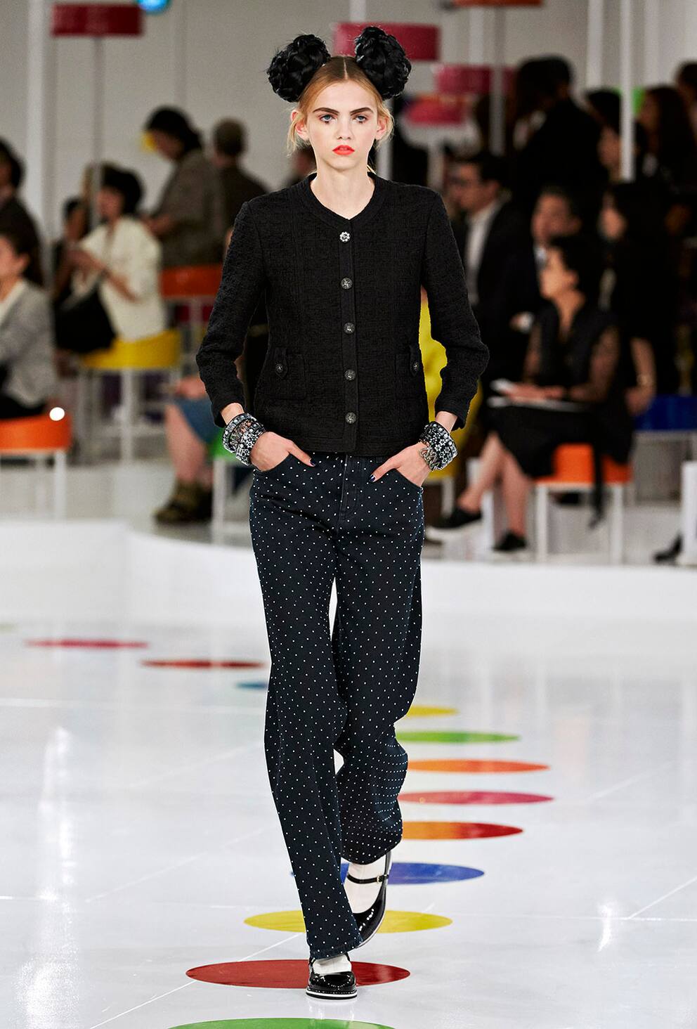 Chanel 2016 Cruise Paris-Seoul Fantasy Black Tweed Blazer