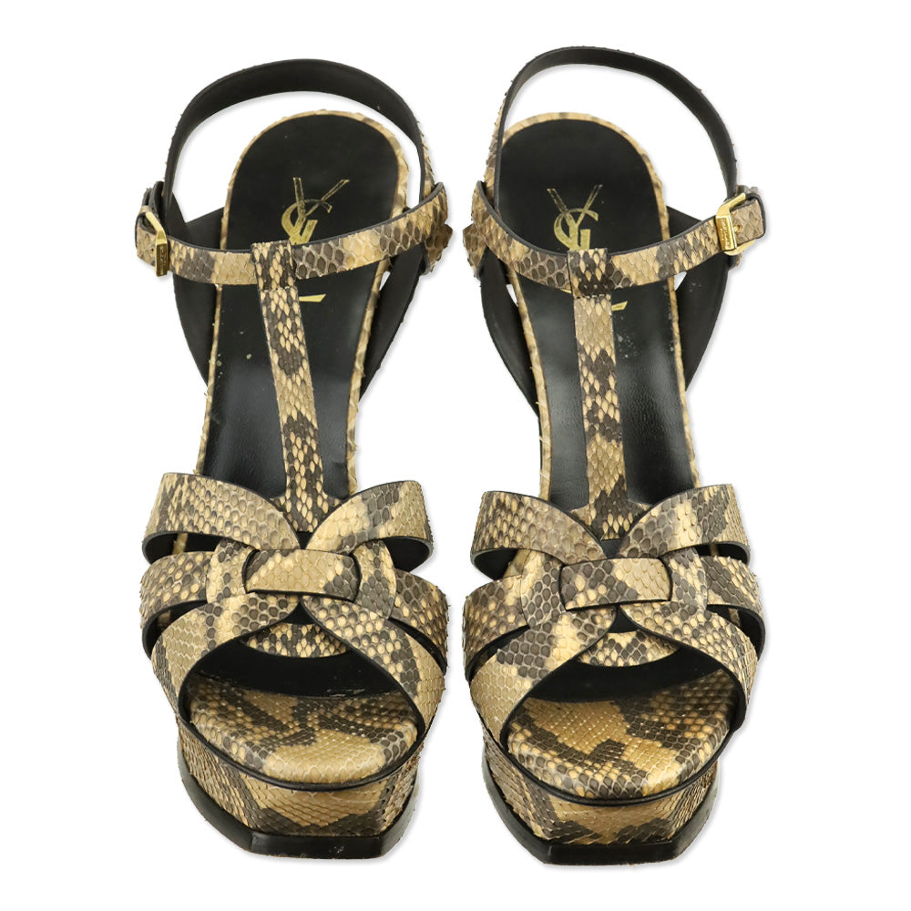 Yves Saint Lauren Land Pitone Oxford Tribute 105 Sandal