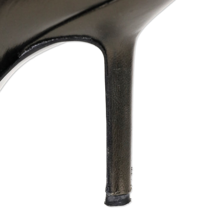 Yves Saint Laurent Black/Brown D'Orsay Pump