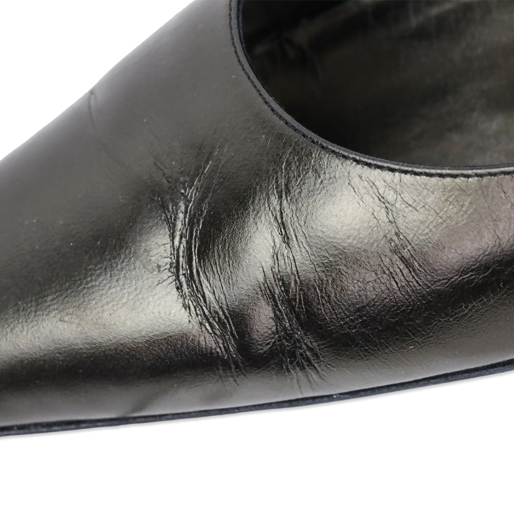 Yves Saint Laurent Black/Brown D'Orsay Pump