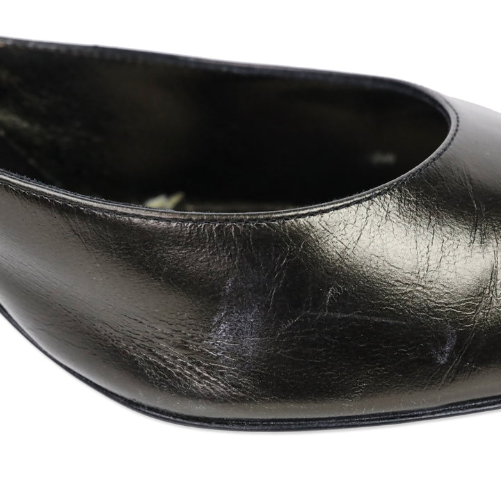 Yves Saint Laurent Black/Brown D'Orsay Pump