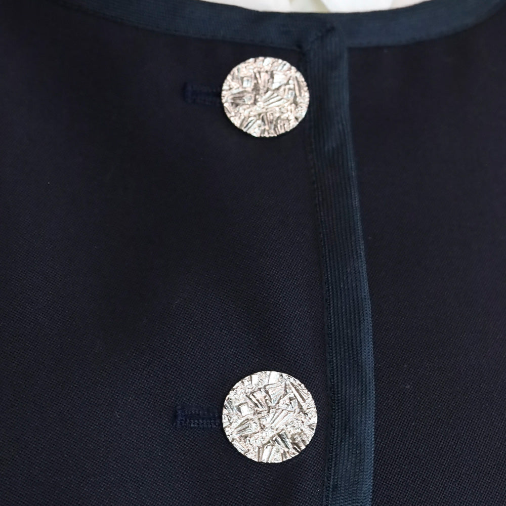 Yves Saint Laurent Rive Gauche Vintage Navy Wool Jacket