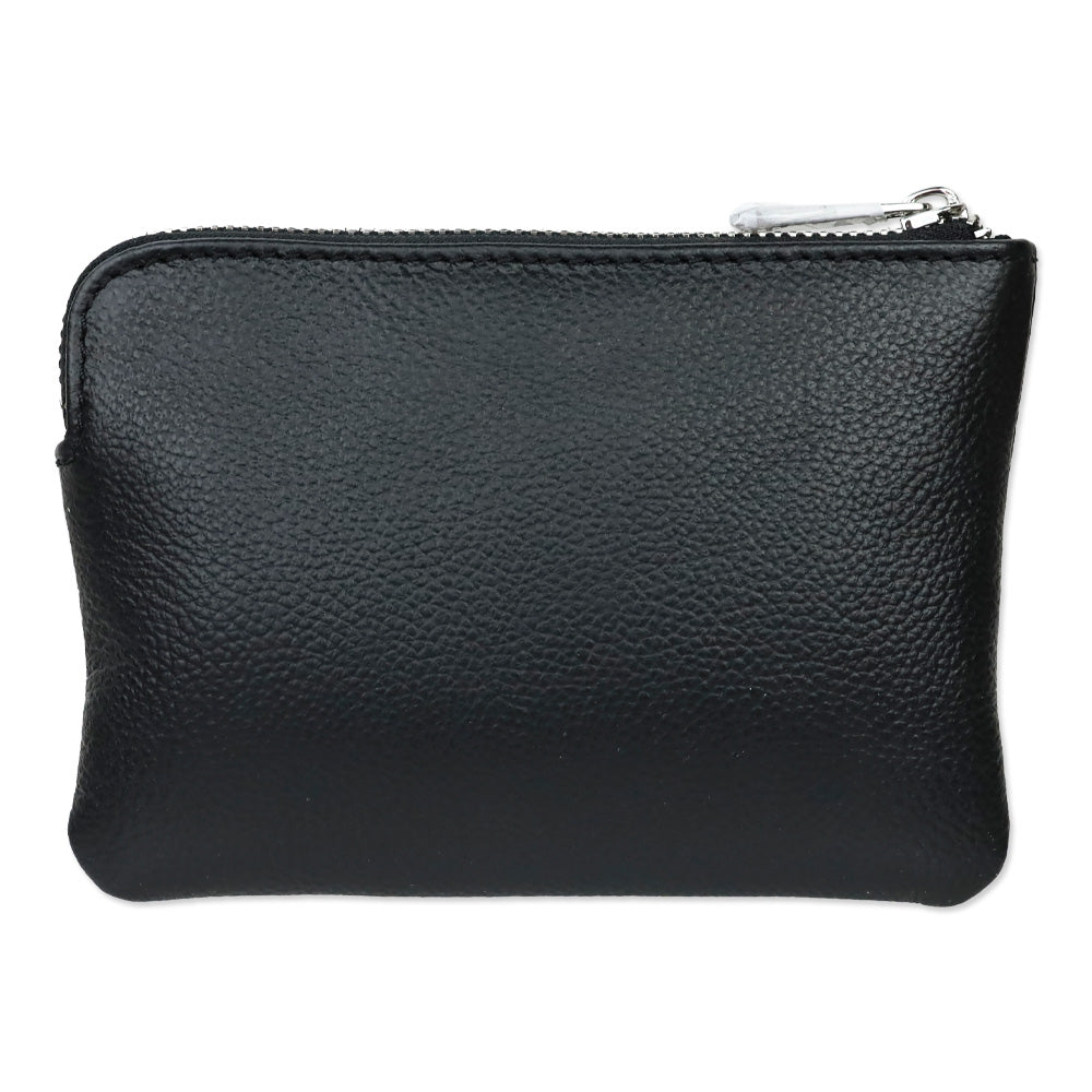Zadig & Voltaire Black Grained Leather Mini Uma Wings Wallet
