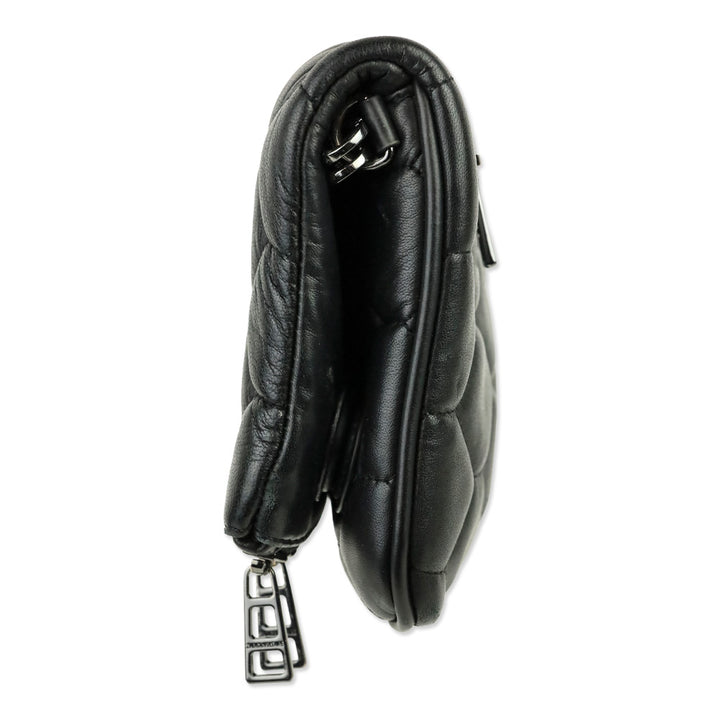 Zadig & Voltaire Black Quilted Flap Shoulder Bag