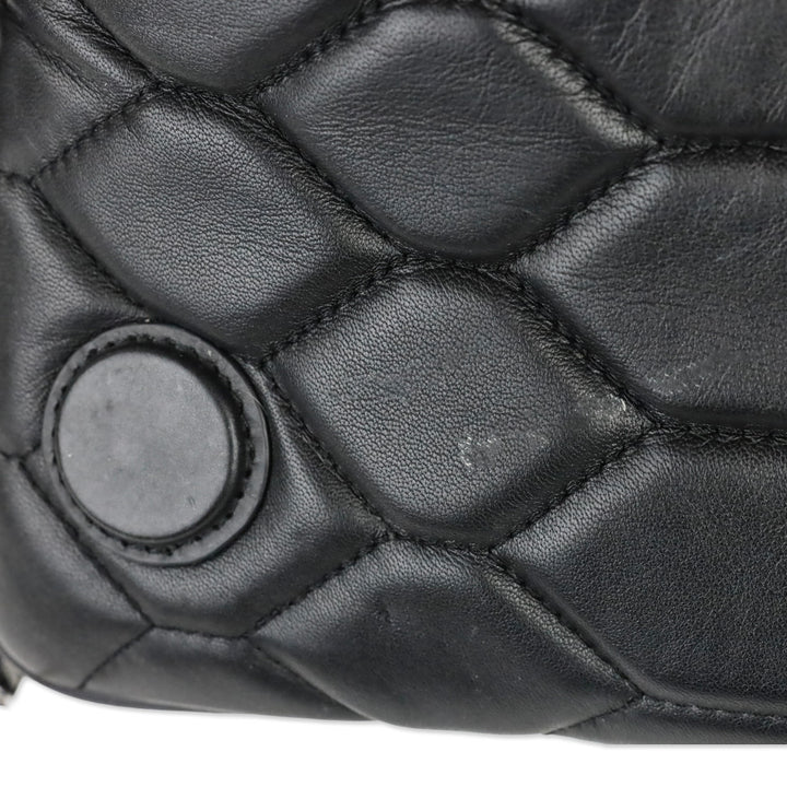 Zadig & Voltaire Black Quilted Flap Shoulder Bag