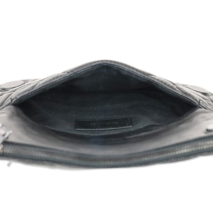 Zadig & Voltaire Black Quilted Flap Shoulder Bag