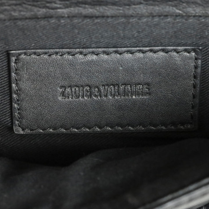 Zadig & Voltaire Black Quilted Flap Shoulder Bag