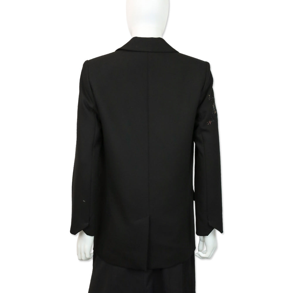 Zadig & Voltaire Black Viva Multistrass Blazer