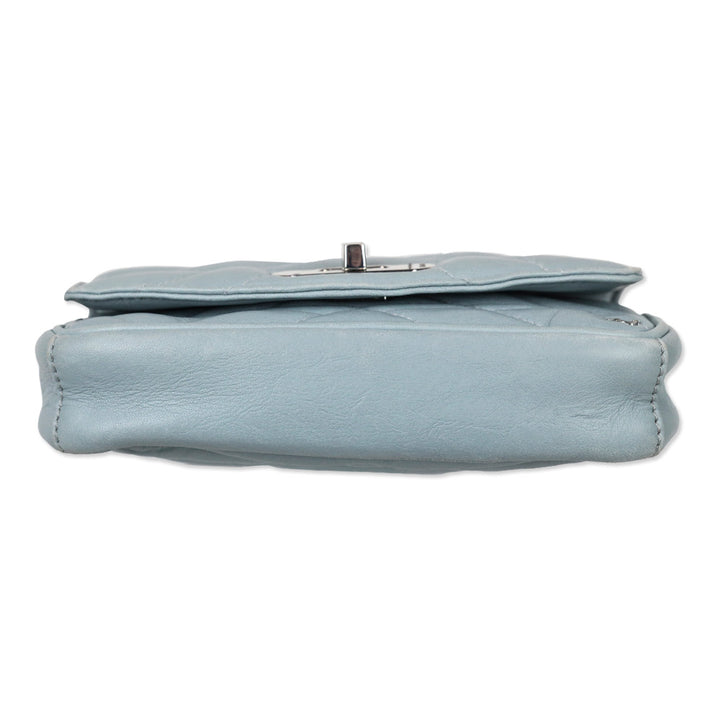 Zadig & Voltaire Blue Quilted Leather Skinny Love Crossbody Bag