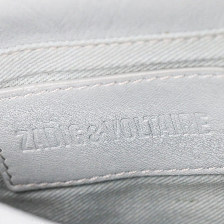 Zadig & Voltaire Blue Quilted Leather Skinny Love Crossbody Bag