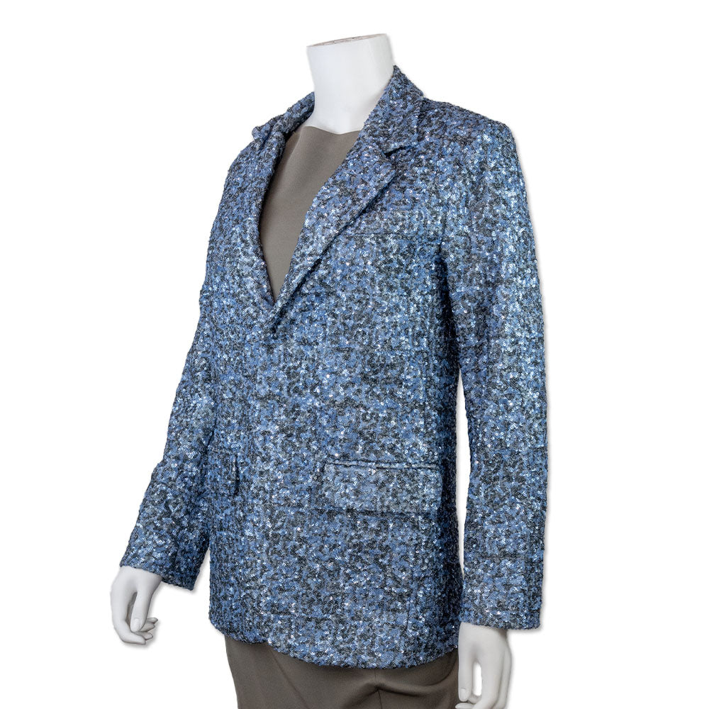 Zadig & Voltaire Blue Sequin Blazer