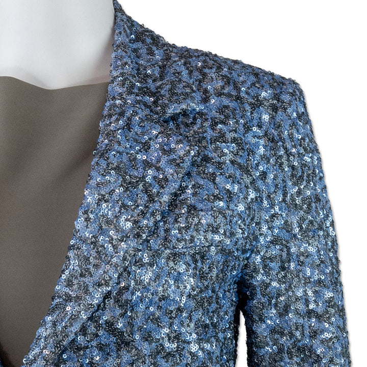 Zadig & Voltaire Blue Sequin Blazer