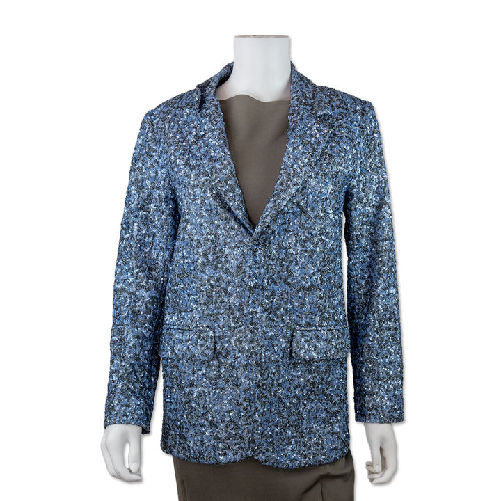 Zadig & Voltaire Blue Sequin Blazer