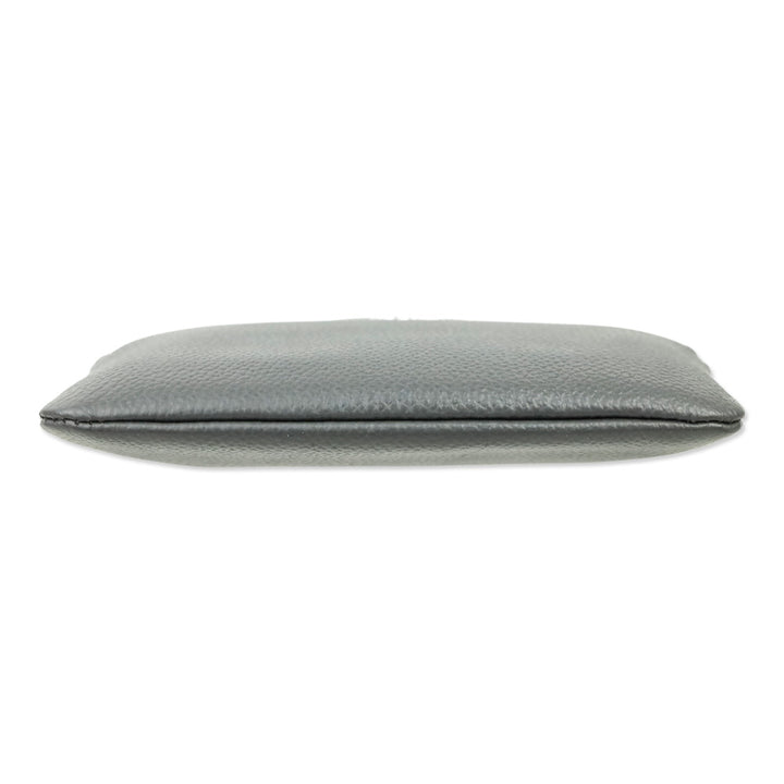Zadig & Voltaire Grey Grained Leather Mini Uma Wings Wallet
