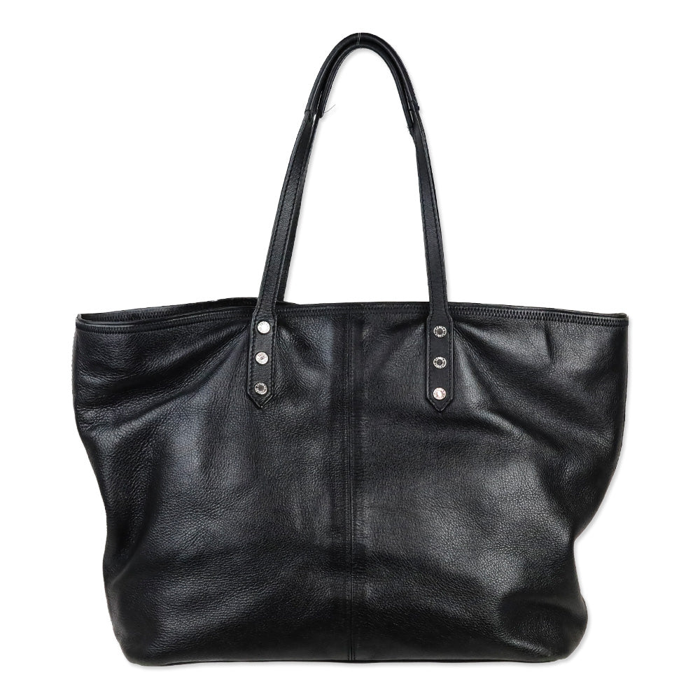 Zadig and Voltaire Black Leather Mick Tote