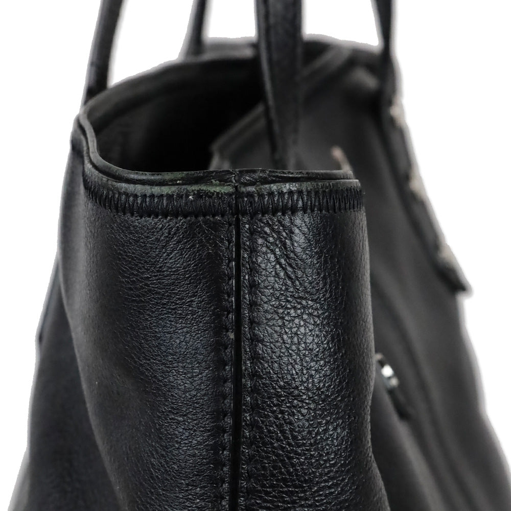 Zadig and Voltaire Black Leather Mick Tote