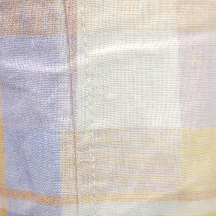 Zimmerman Dancer Spliced Check-Print Linen Mini Dress